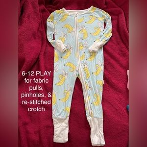 Little sleepies Banana zippy 6-12months